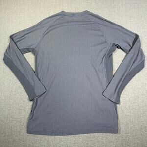 Patagonia Men's M Gray Capilene Performance Base Layer Long Sleeve Shirt Top